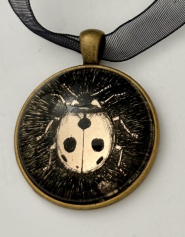 Moon Gold leaf Ladybird (no background)