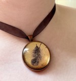 Rose gold pendant